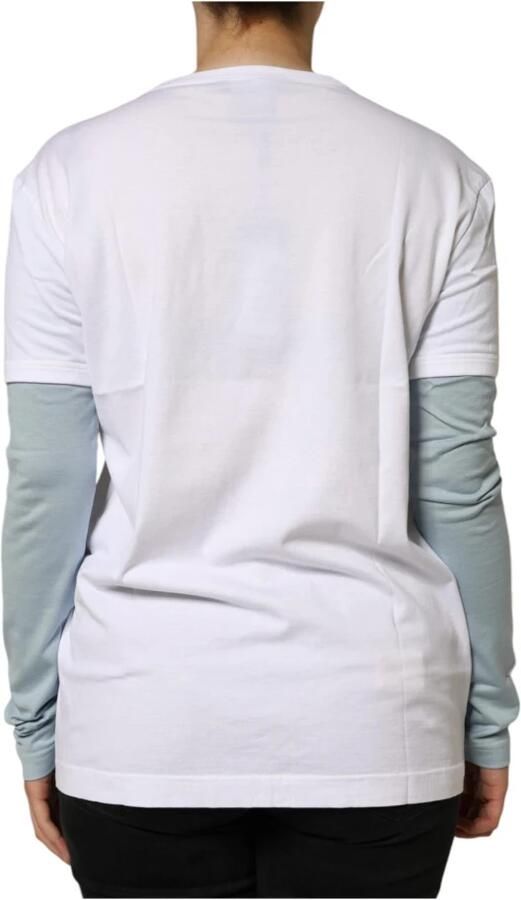 D&G Overhemd D&G Grafisch T-shirt met lange mouwen Model TSH84003 - Foto 3