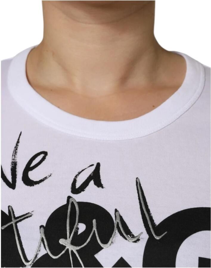 D&G Overhemd D&G Grafisch T-shirt met lange mouwen Model TSH84003