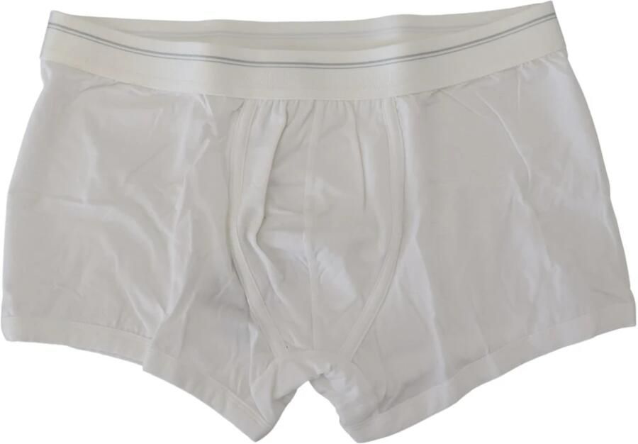 Dolce & Gabbana Witte Katoenmix Regular Boxershorts White Heren - Foto 4