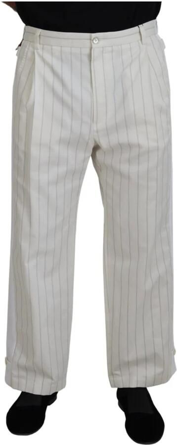 Dolce & Gabbana Witte Gestreepte Broek uit de MainLine Collectie White Heren - Foto 5