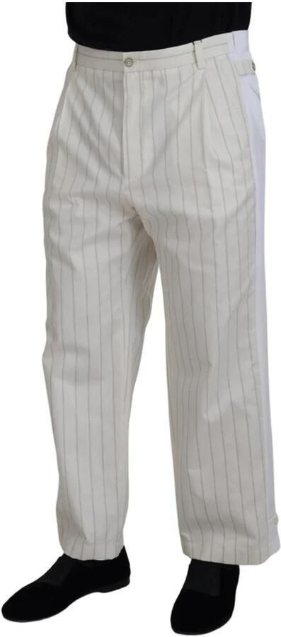 Dolce & Gabbana Witte Gestreepte Broek uit de MainLine Collectie White Heren - Foto 3