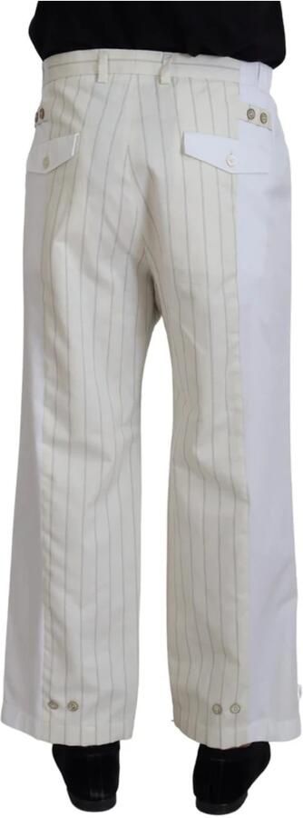 Dolce & Gabbana Witte Gestreepte Broek uit de MainLine Collectie White Heren - Foto 4