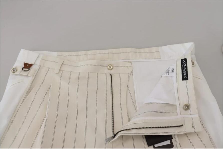 Dolce & Gabbana Witte Gestreepte Broek uit de MainLine Collectie White Heren - Foto 2
