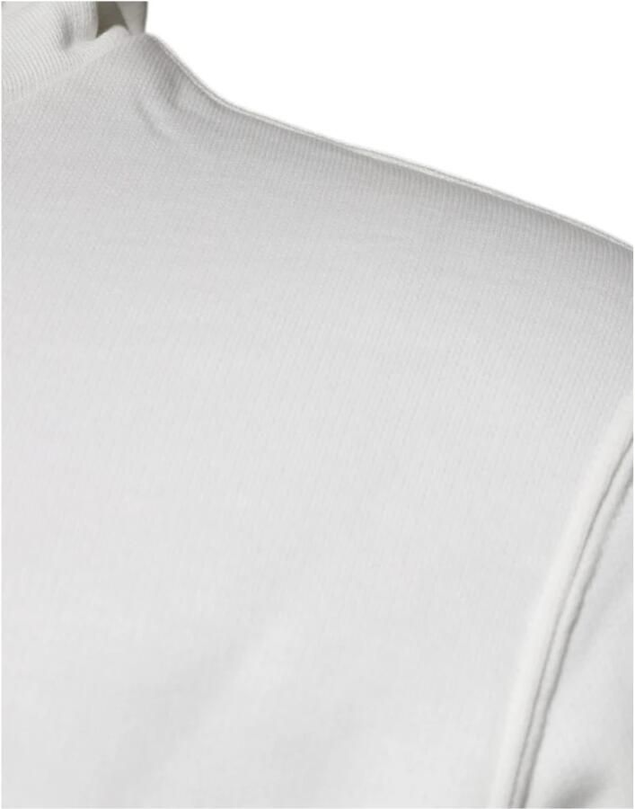 Dolce & Gabbana Witte Katoenen Hooded Pullover Sweater White Heren - Foto 3