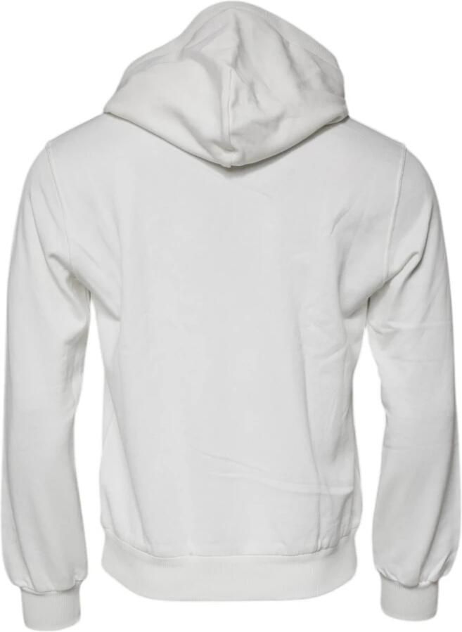 Dolce & Gabbana Witte Katoenen Hooded Pullover Sweater White Heren - Foto 4