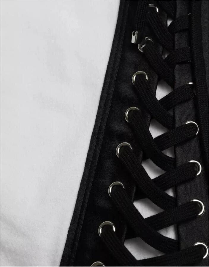 Dolce & Gabbana Witte Mode T-shirt met Slogan Print White Dames - Foto 3