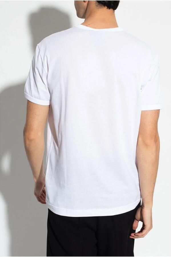 Dolce & Gabbana Witte T-shirts Regular Fit Ronde hals Korte mouwen White Heren - Foto 4