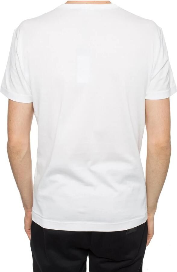 Dolce & Gabbana Witte T-shirts Regular Fit Ronde hals Korte mouwen White Heren - Foto 5