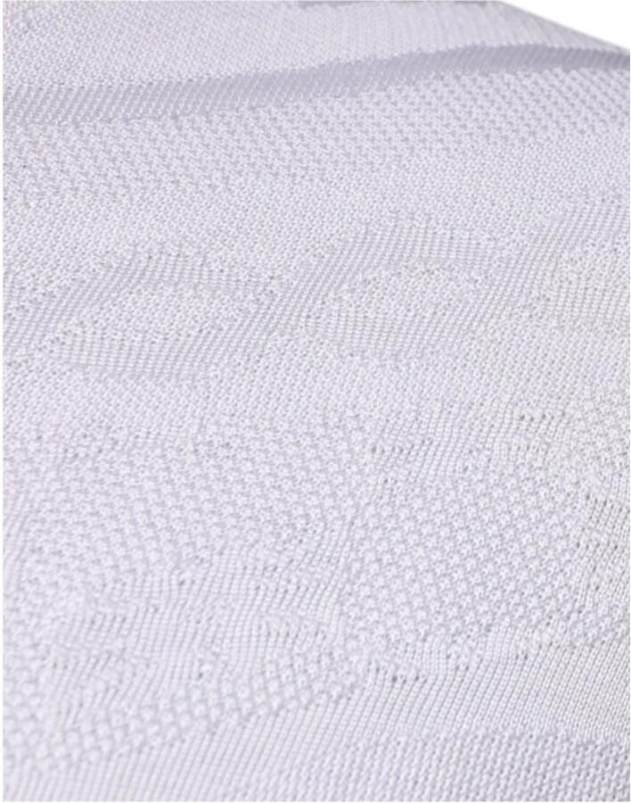 Dolce & Gabbana Witte Zijden Crew Neck Pullover Sweater White Heren