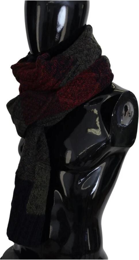 Dolce & Gabbana Wollen Cashmere Sjaal Wrap Gloednieuw Black Heren - Foto 2