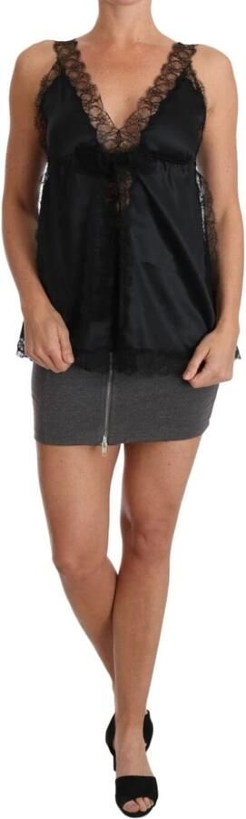 Dolce & Gabbana Zijden jurk met flatterende pasvorm en prachtig design Black Dames - Foto 4