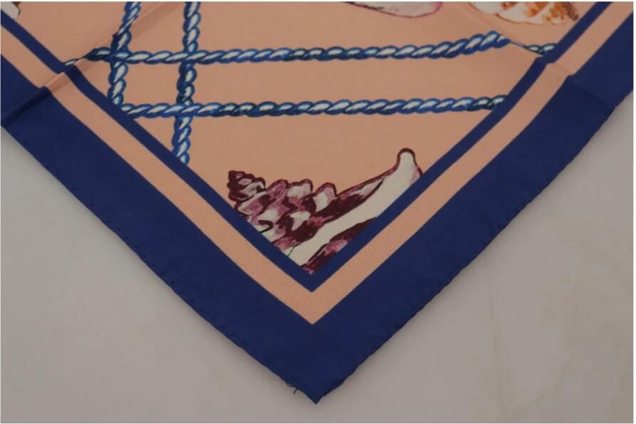 Dolce & Gabbana Zijden Sjaal met Multicolor Print Multicolor Heren - Foto 2