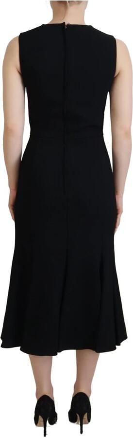 Dolce & Gabbana Prachtige Sheath Fit and Flare Jurk Black Dames - Foto 3