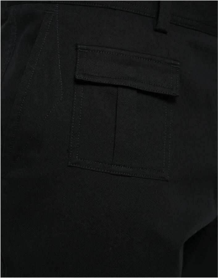 Dolce & Gabbana Zwart Grijs Katoenen Jogger Broek Black Heren - Foto 2