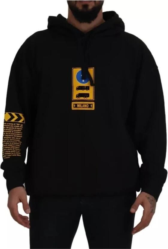 Dolce & Gabbana Katoenen trui met versterkte casual uitstraling Black Heren - Foto 5