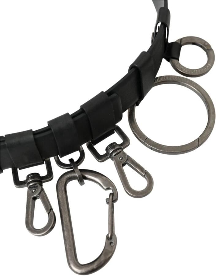 Dolce & Gabbana Zwarte Leren Riem met Metalen Gesp Black Heren - Foto 6
