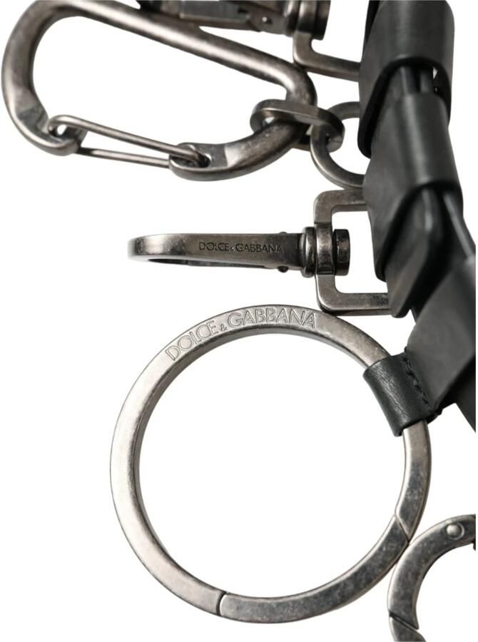 Dolce & Gabbana Zwarte Leren Riem met Metalen Gesp Black Heren - Foto 7