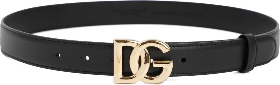 Dolce & Gabbana Zwarte Leren Riem Stijlvolle Accessoire Black - Foto 10