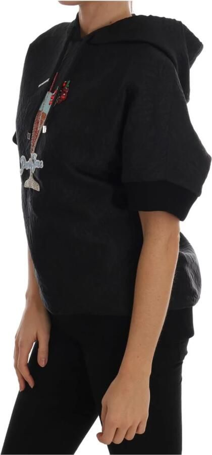 D&G Sweater D&G Dolce Gabbana Party Time hoodie met korte mouwen - Foto 8