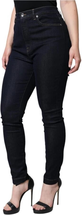 Dolce & Gabbana Zwarte High Waist Skinny Denim Jeans Black Dames - Foto 5