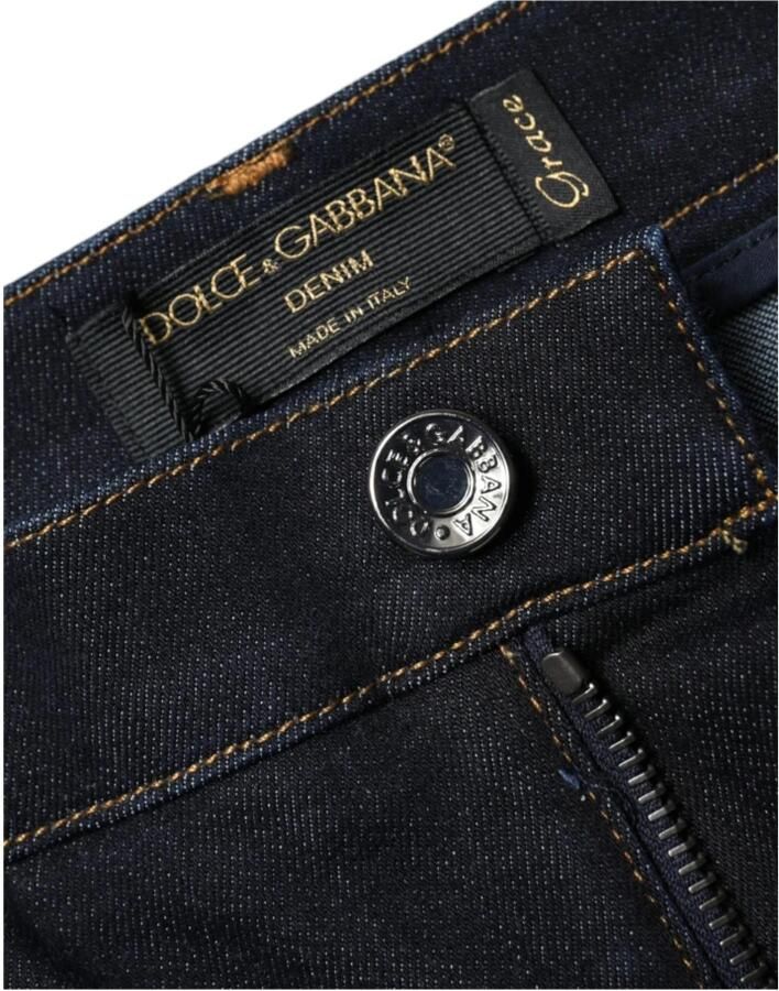 Dolce & Gabbana Zwarte High Waist Skinny Denim Jeans Black Dames - Foto 2