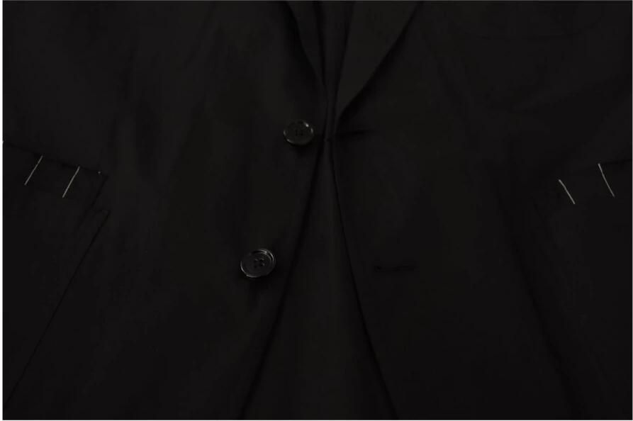 Dolce & Gabbana Elegante Zwarte Blazer van Katoen-Wolmix Black Heren - Foto 7