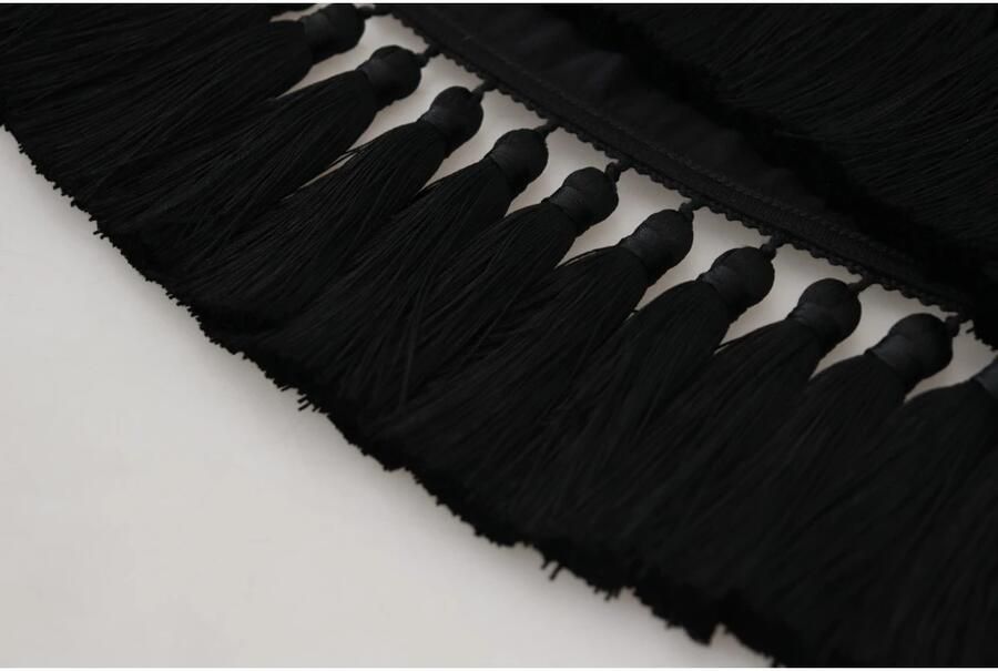 Dolce & Gabbana Verrijk je breiwerkcollectie met deze prachtige katoenen top Black Dames