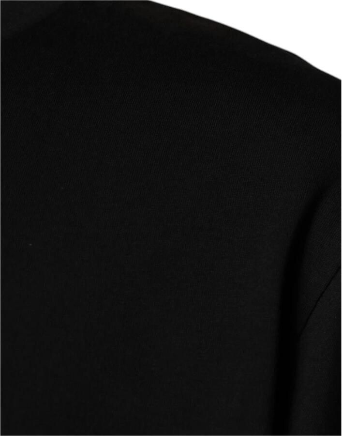 Dolce & Gabbana Zwarte katoenen T-shirt met logodetails Black Heren - Foto 3