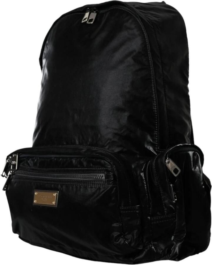 Dolce & Gabbana Geëmbosseerde Logo Rugzak Zwart Black Heren - Foto 2