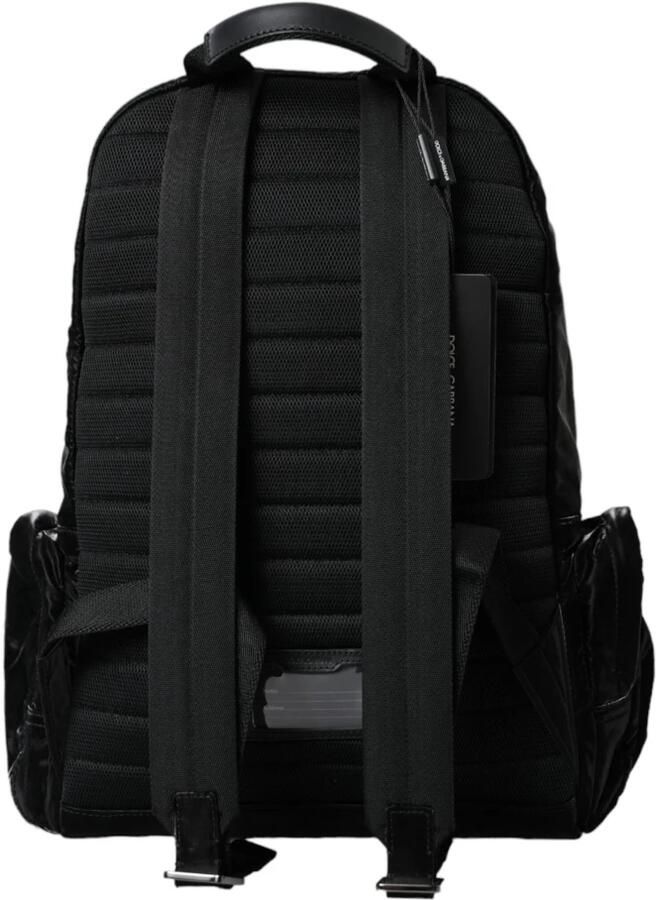 Dolce & Gabbana Geëmbosseerde Logo Rugzak Zwart Black Heren - Foto 5