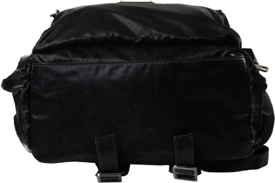 Dolce & Gabbana Geëmbosseerde Logo Rugzak Zwart Black Heren - Foto 7