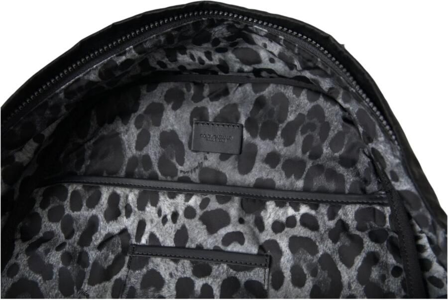 Dolce & Gabbana Geëmbosseerde Logo Rugzak Zwart Black Heren - Foto 6