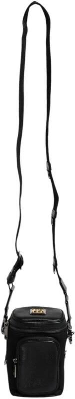 Dolce & Gabbana Zwarte leren Crossbody cameratas Black Heren - Foto 4