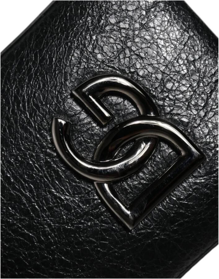 Dolce & Gabbana Zwarte leren crossbody kettingtelefoontas Black Dames - Foto 2