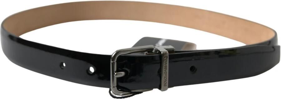Dolce & Gabbana Elegante zwarte leren riem met metalen gesp Black Heren - Foto 2
