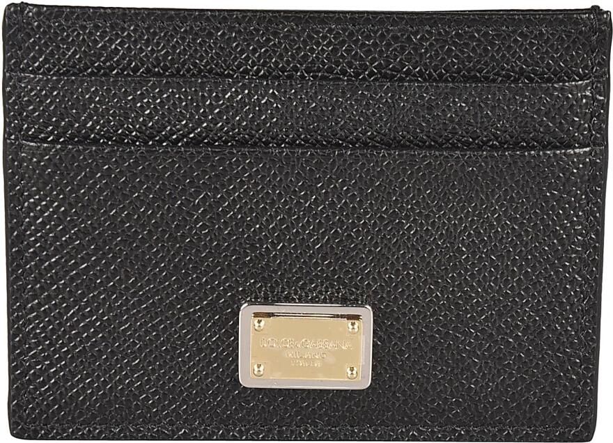 D&G Portemonnee D&G Calfskin kaarthouder met meerdere kaartsleuven en logoplaatje - Foto 3