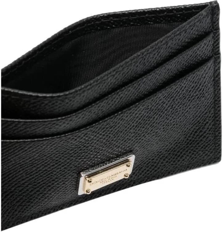 D&G Portemonnee D&G Calfskin kaarthouder met meerdere kaartsleuven en logoplaatje - Foto 4