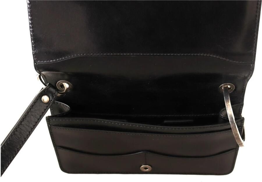 D&G Portemonnee D&G Leren tweevoudige schouder sling portemonnee