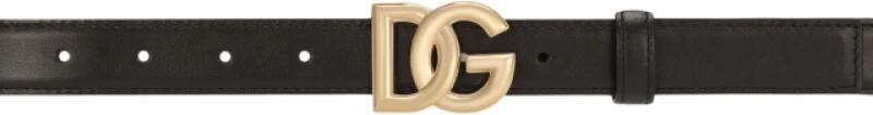 Dolce & Gabbana Zwarte Leren Riem Stijlvolle Accessoire Black - Foto 16