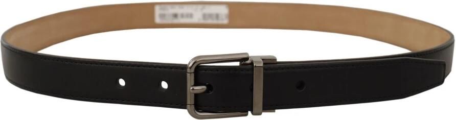 Dolce & Gabbana Zwarte leren riem met metalen gesp Black Heren - Foto 4