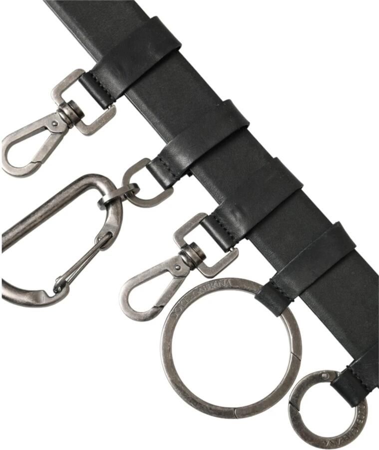 Dolce & Gabbana Zwarte Leren Riem met Metalen Gesp Black Heren - Foto 2