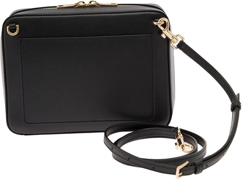 D&G Schoudertas D&G Leren schoudertas met verstelbare riem en monogram in relief - Foto 2