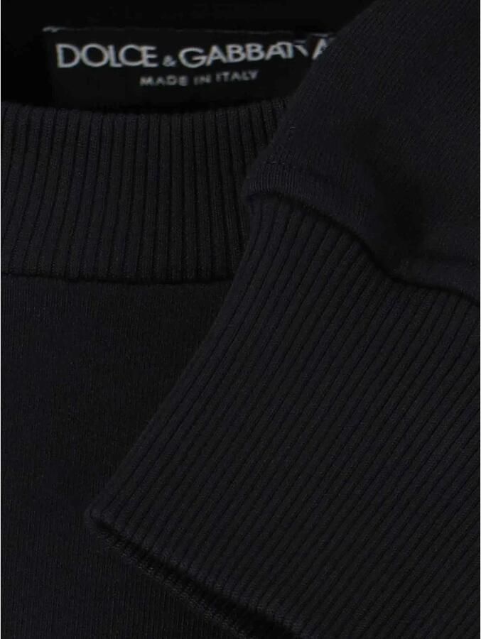 Dolce & Gabbana Zwarte sweatshirt met ritssluiting en capuchon Black Heren - Foto 3