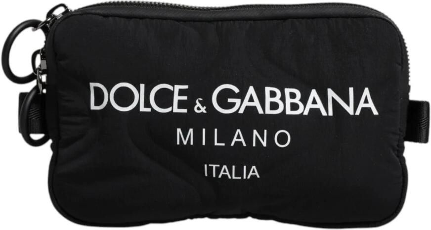 Dolce & Gabbana Zwarte Logo Crossbody Sling Tas Black Heren - Foto 3