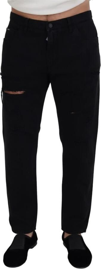 Dolce & Gabbana Zwarte Loszittende Italiaanse Jeans Black Heren - Foto 4