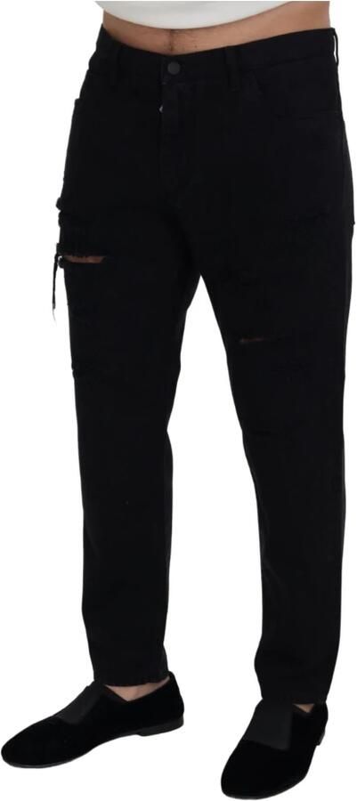 Dolce & Gabbana Zwarte Loszittende Italiaanse Jeans Black Heren - Foto 3