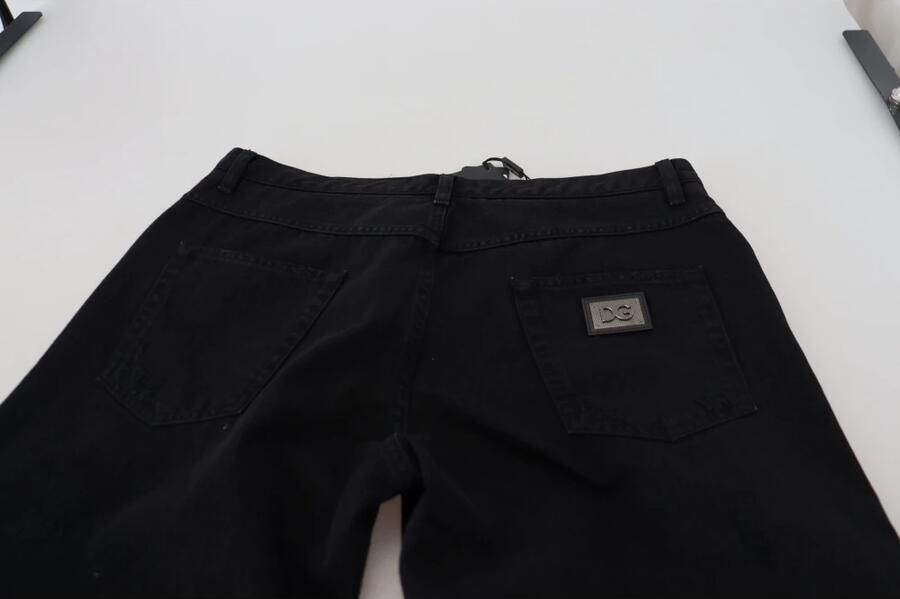 Dolce & Gabbana Zwarte Loszittende Italiaanse Jeans Black Heren - Foto 2