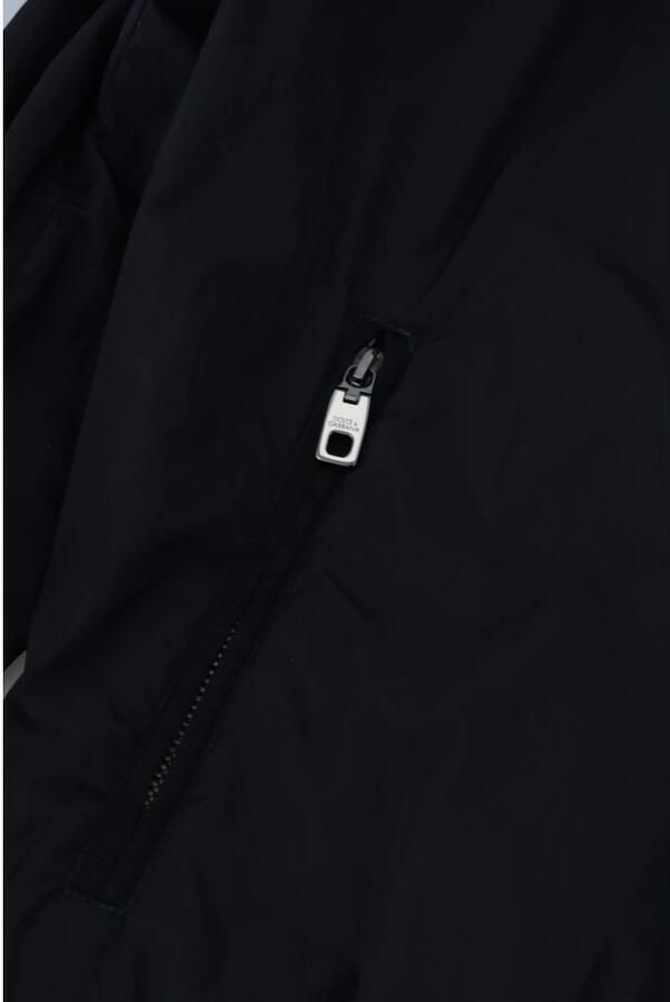 Dolce & Gabbana Zwarte Nylon Logo Bomber Jas Black Heren - Foto 3