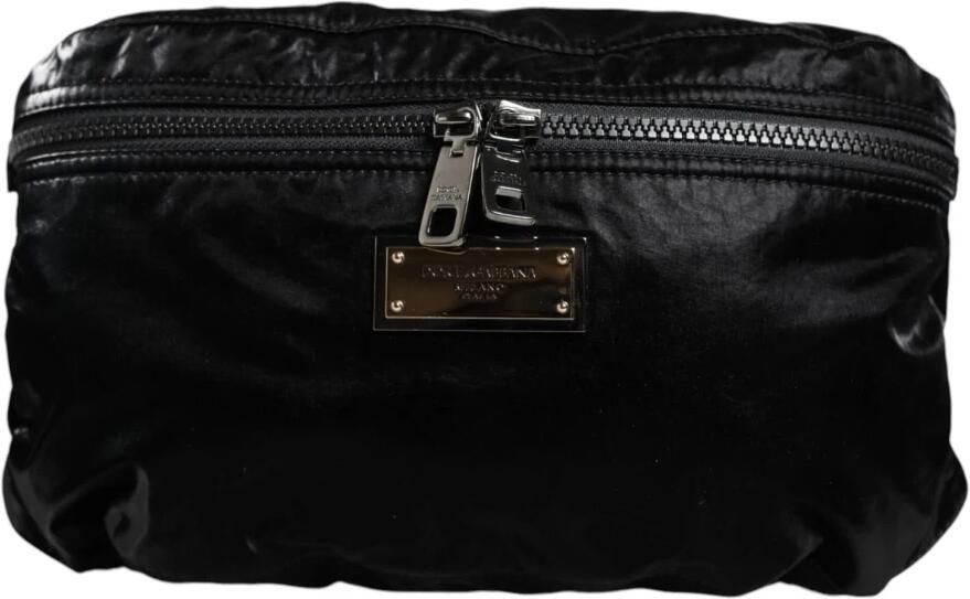 Dolce & Gabbana Zwarte Nylon Riem Fanny Pack Black Dames - Foto 5