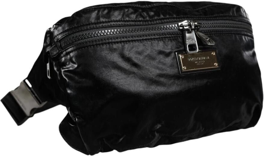 Dolce & Gabbana Zwarte Nylon Riem Fanny Pack Black Dames - Foto 2